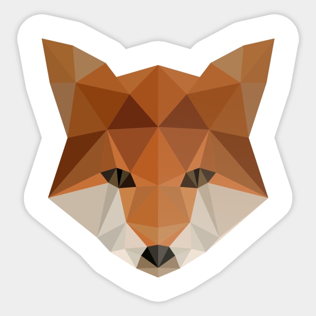 Low Poly Fox Sticker by meganther0se